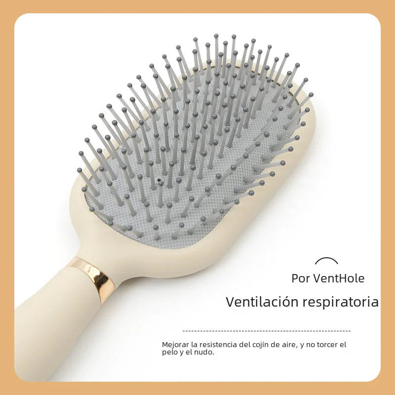 Portable Scalp Massaging Comb for Long Hair
