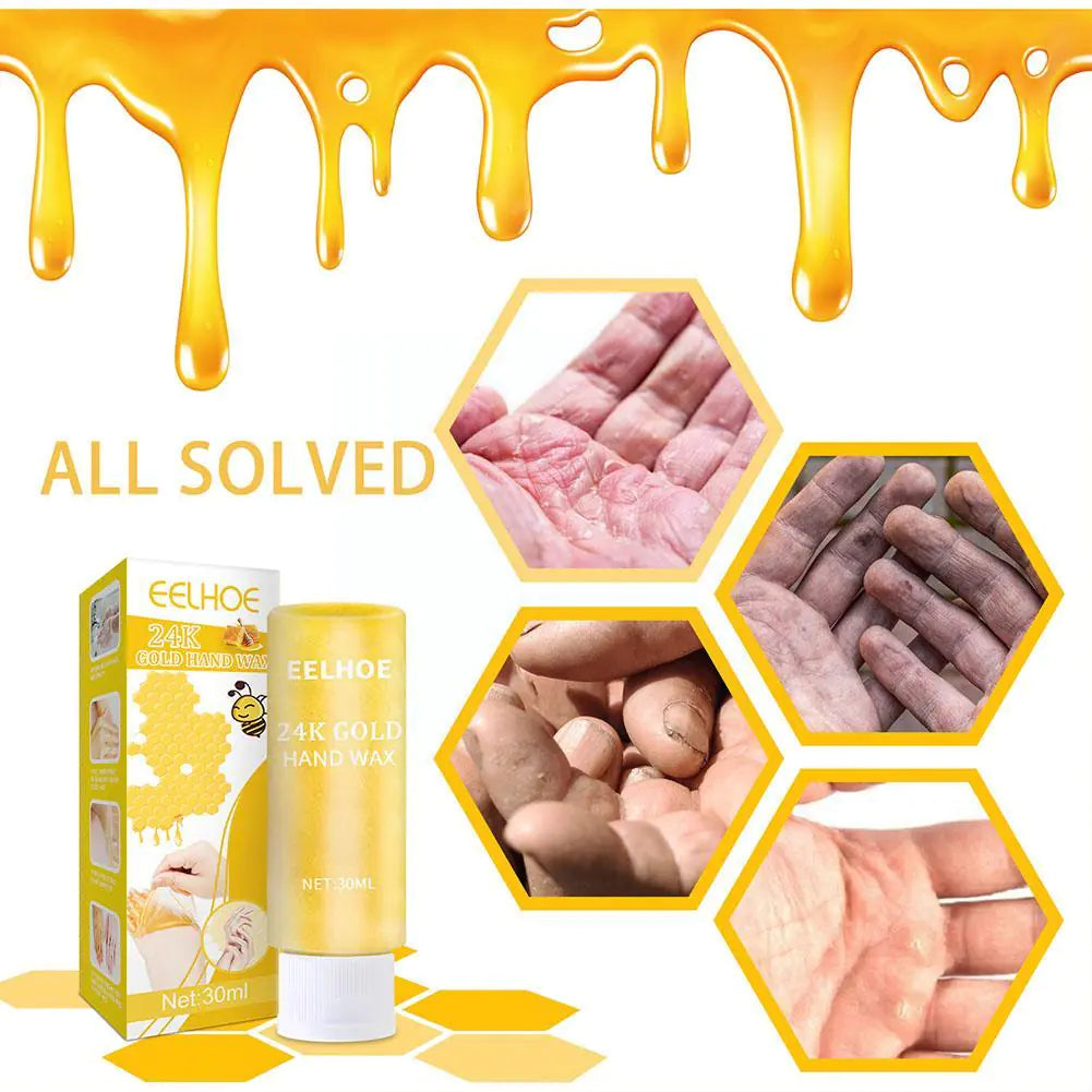 Moisturizing Hand Wax for Soft Skin and Exfoliation