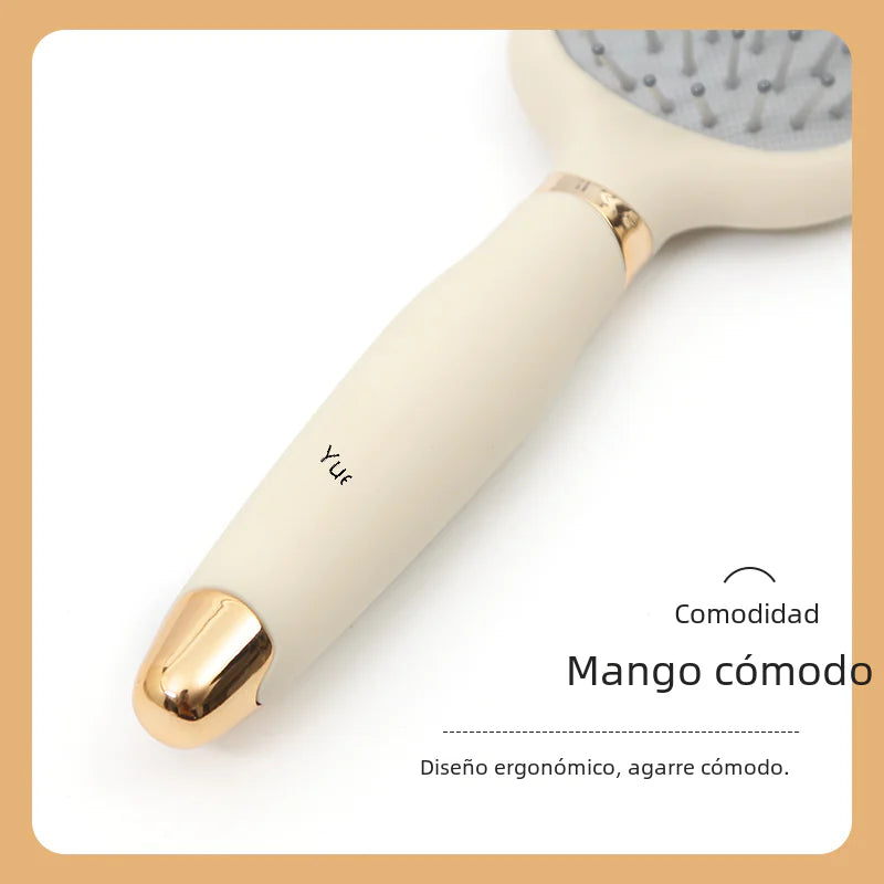 Portable Scalp Massaging Comb for Long Hair