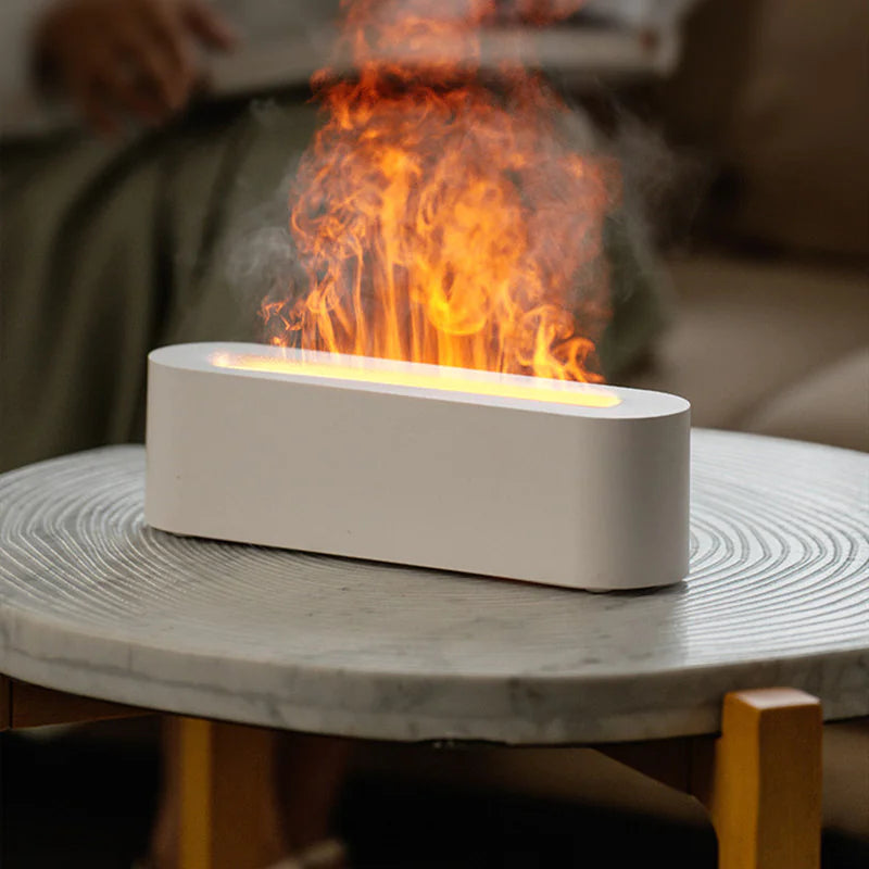 Realistic Flame Aroma Humidifier