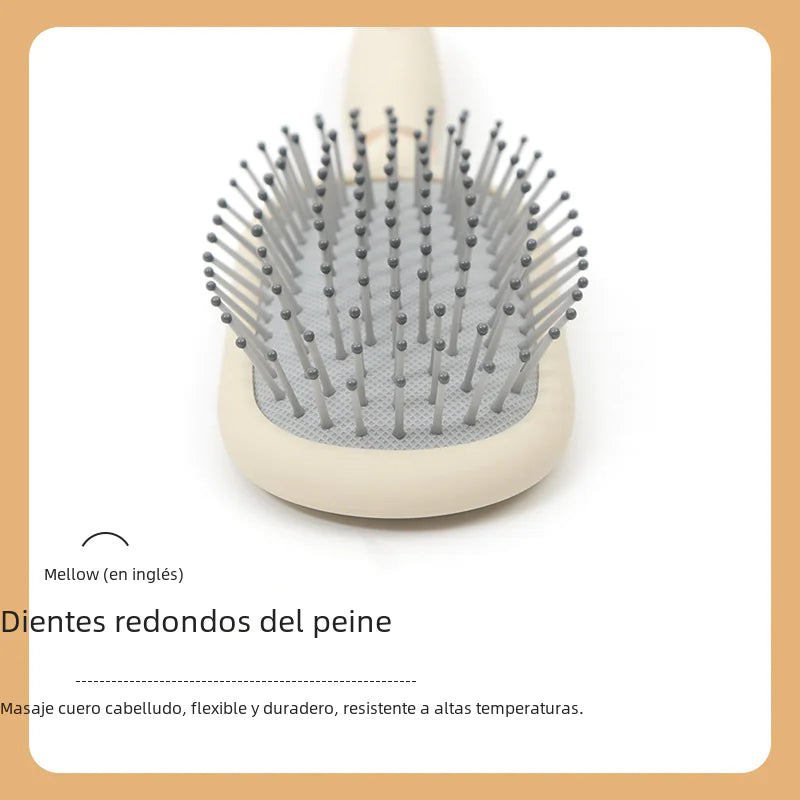 Portable Scalp Massaging Comb for Long Hair