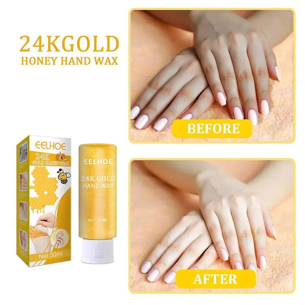 Moisturizing Hand Wax for Soft Skin and Exfoliation