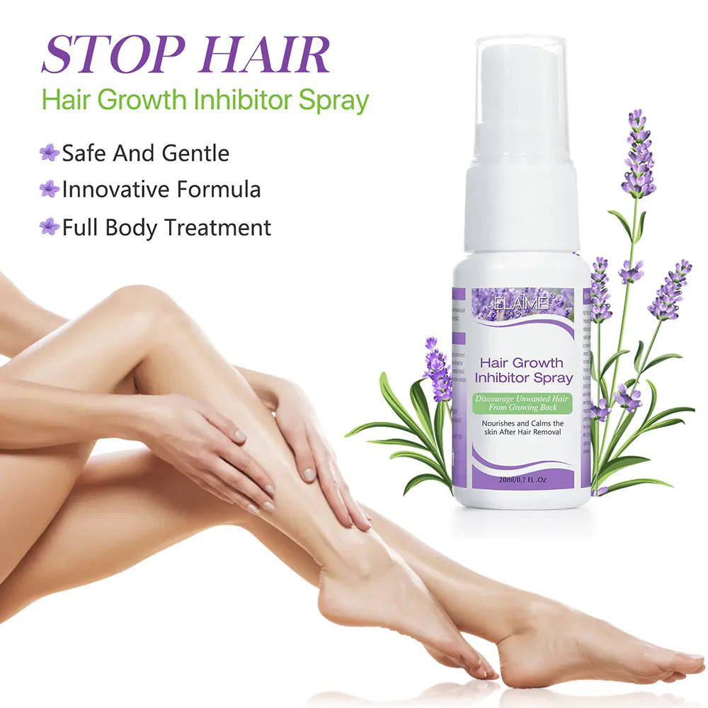 Painless Hair Growth Inhibitor Spray for Body and Face