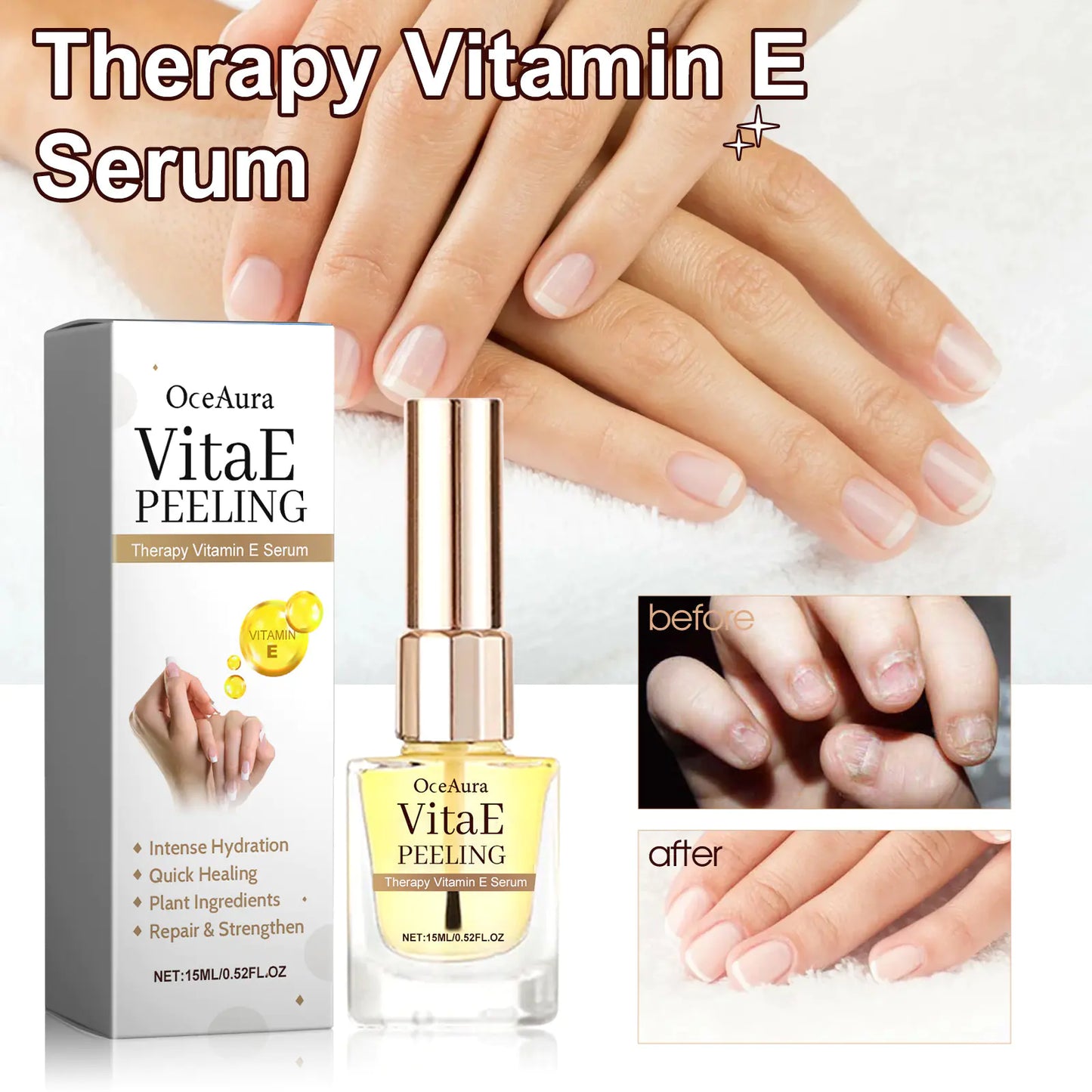 Oceaura Nail Repair Essence for Healthy Nails