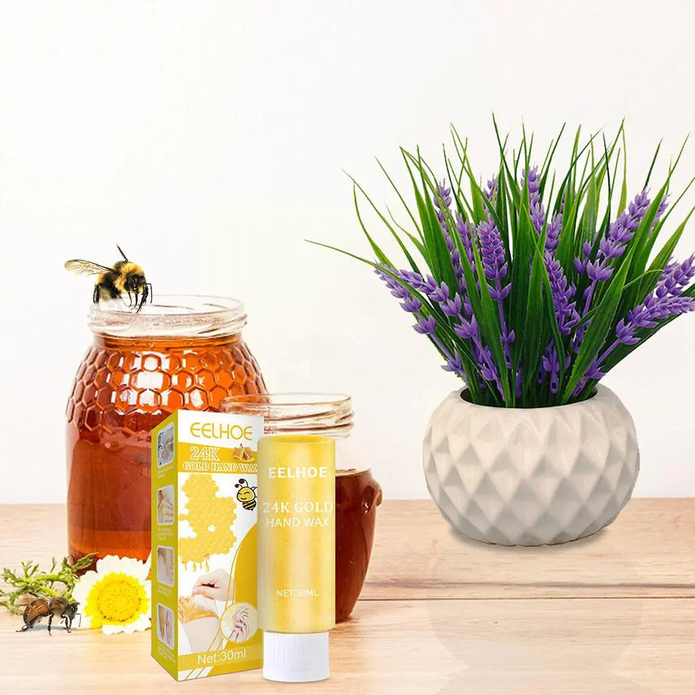 Moisturizing Hand Wax for Soft Skin and Exfoliation