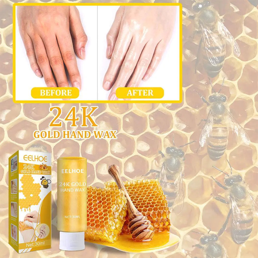 Moisturizing Hand Wax for Soft Skin and Exfoliation
