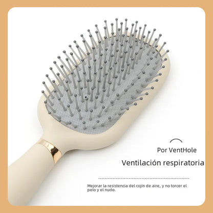 Portable Scalp Massaging Comb for Long Hair