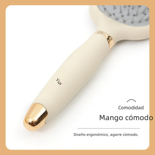 Portable Scalp Massaging Comb for Long Hair
