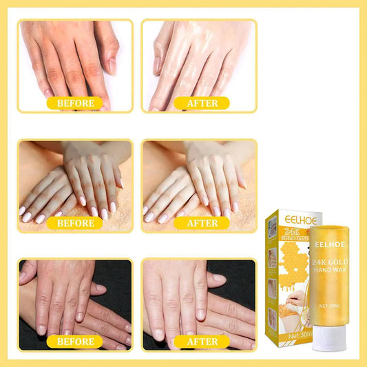 Moisturizing Hand Wax for Soft Skin and Exfoliation