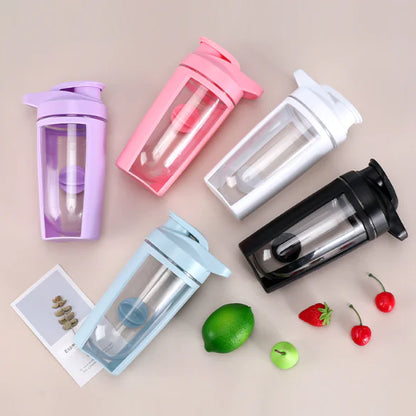 Double Layer Portable Shaker Cup for Protein Drinks
