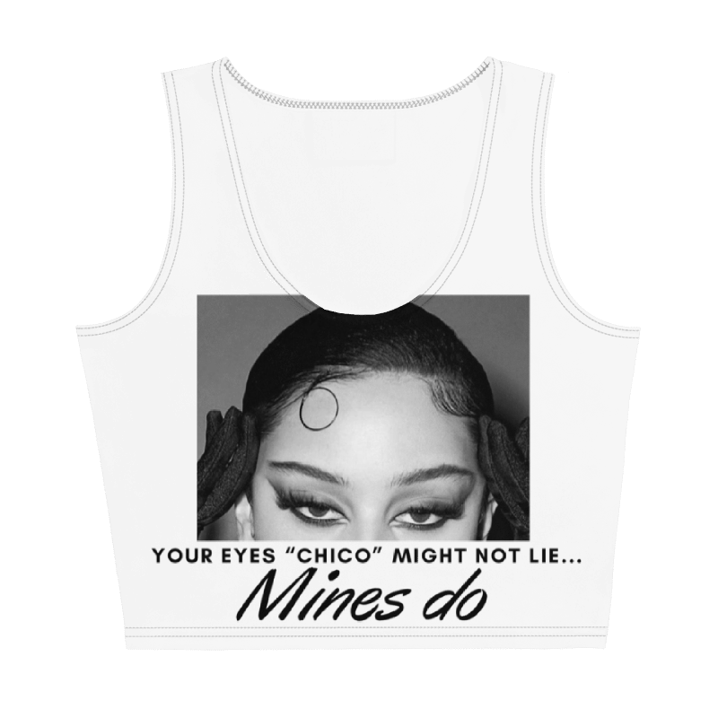 "The eyes" Crop Top