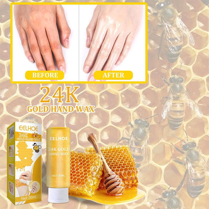 Moisturizing Hand Wax for Soft Skin and Exfoliation